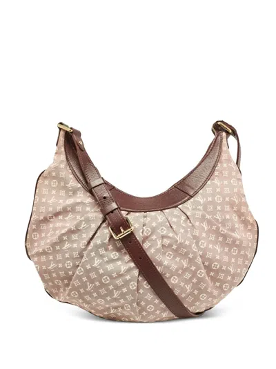 Pre-owned Louis Vuitton Pleated Hobo Bag In Neutral