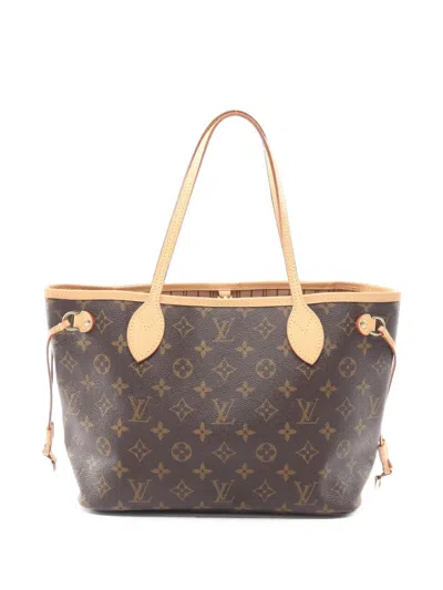 Louis Vuitton Pm 2007 Neverfull Monogram Tote Bag In Brown
