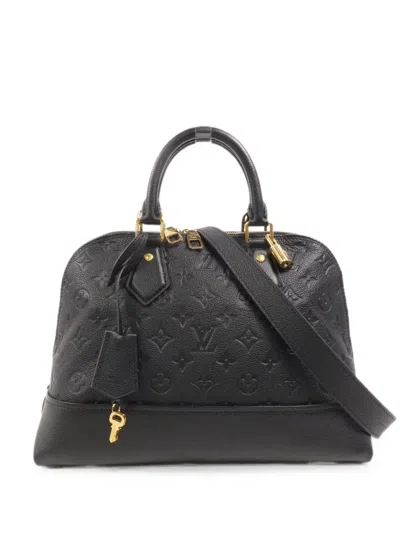 Louis Vuitton Pm Alma Tote Bag In Black