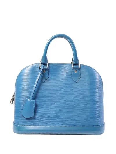 Louis Vuitton Pm Alma Tote Bag In Blue