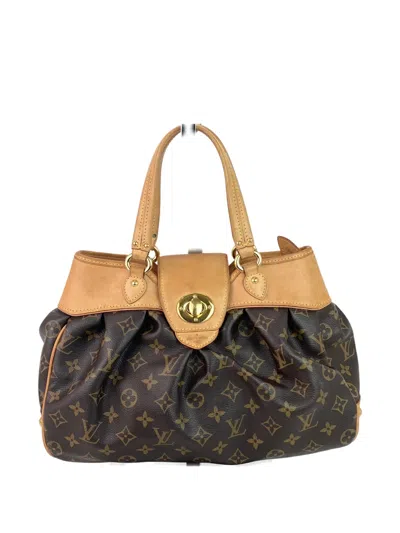 Pre-owned Louis Vuitton Pm Boetie Monogram Canvas Tote Bag In Brown