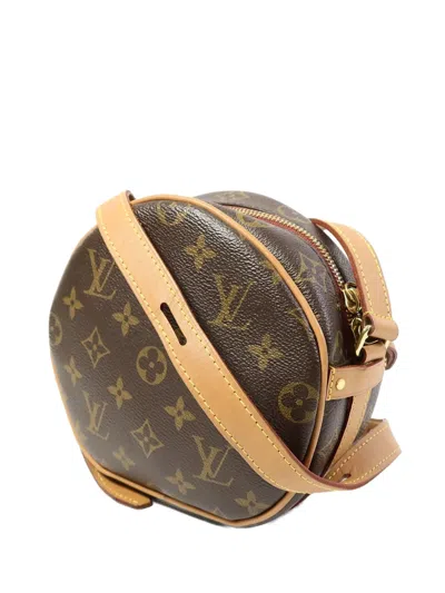 Pre-owned Louis Vuitton Pm Boîte Chapeau Souple Monogram Shoulder Bag In Brown