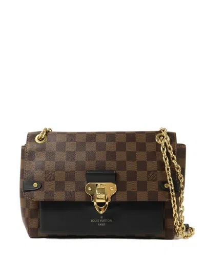 Pre-owned Louis Vuitton Pm Damier Vavin Shoulder Bag In Brown