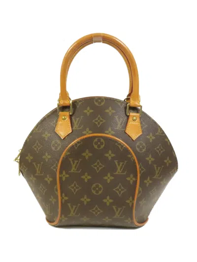 Pre-owned Louis Vuitton Pm Ellipse Monogram Tote Bag In Brown