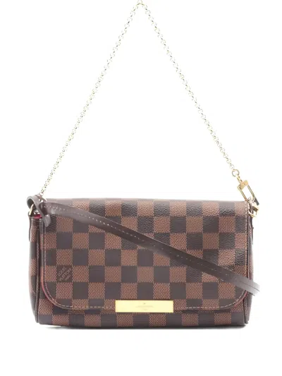 Pre-owned Louis Vuitton Pm Favorite Shoulder Bag In Brown
