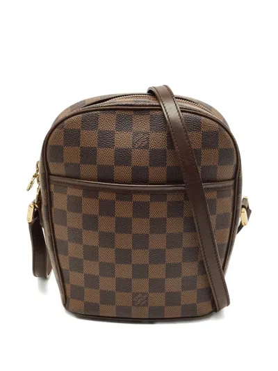 Pre-owned Louis Vuitton Pm Ipanema Damier Canvas Crossbody Bag In Brown