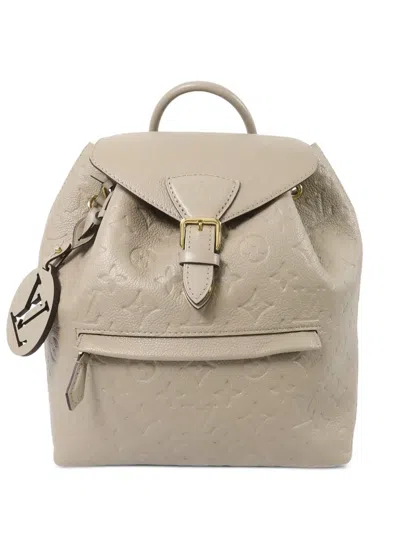Pre-owned Louis Vuitton Pm Monogram Empreinte Backpack In Neutrals