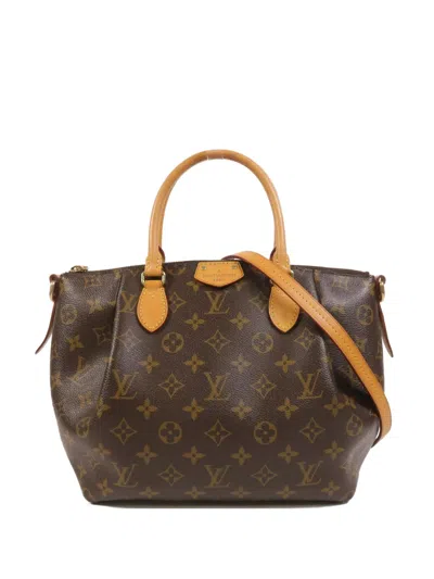 Pre-owned Louis Vuitton Pm Monogram Turenne Tote Bag In Brown