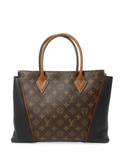 Pre-owned Louis Vuitton Pm Monogram W Tote Bag In Brown