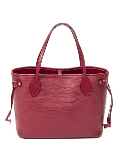 Pre-owned Louis Vuitton Pm Neverfull Tote Bag In Red