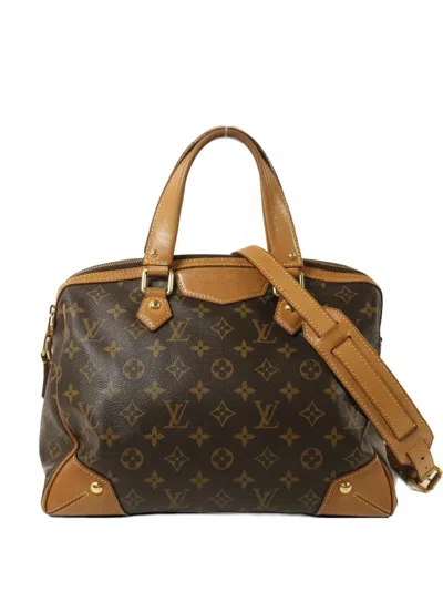 Pre-owned Louis Vuitton Pm Retiro Monogram Shoulder Bag In Brown