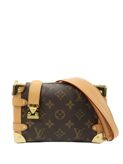 Pre-owned Louis Vuitton Pm Side Trunk Shoulder Bag In Brown