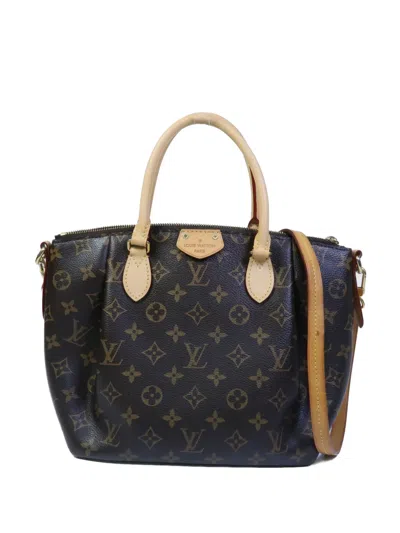 Pre-owned Louis Vuitton Pm Turenne Monogram Canvas Tote Bag In Brown