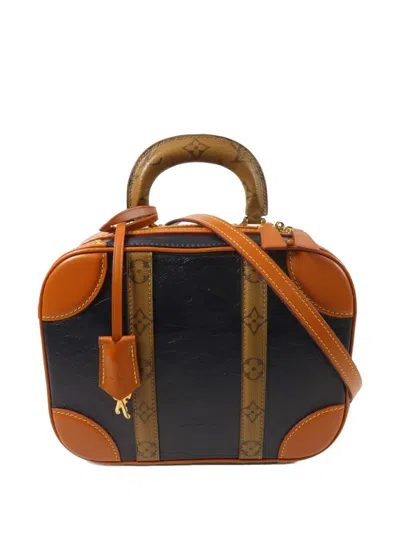 Pre-owned Louis Vuitton Pm Valisette Tote Bag In Blue