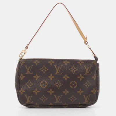 Pre-owned Louis Vuitton Pochette Accessoire Accessory Pouch Monogram