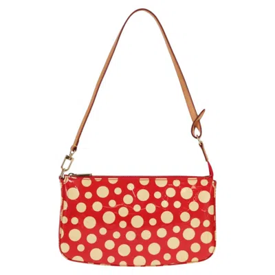 Pre-owned Louis Vuitton Pochette Accessoire Red Patent Leather Clutch Bag ()
