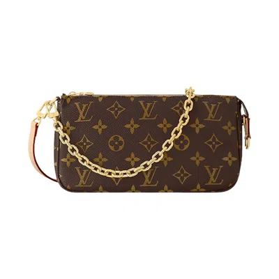 Pre-owned Louis Vuitton Pochette Accessoires 'brown Monogram Canvas' | Women's Size Onesize