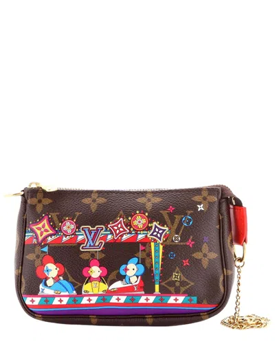 Louis Vuitton Pochette Accessoires Limited Edition Vivienne Xmas Monogram Mini  (authentic Pre-loved