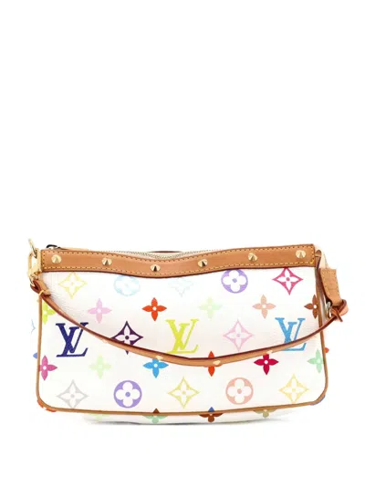 Pre-owned Louis Vuitton Pochette Accessoires Monogram Multicolor Clutch Bag