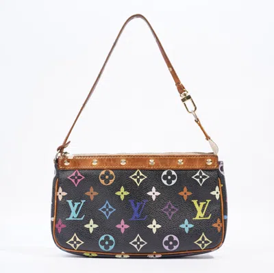 Pre-owned Louis Vuitton Pochette Accessoires / Multicolour Coated Canvas Shoulder Bag