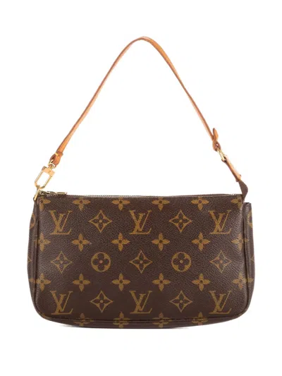 Pre-owned Louis Vuitton Pochette Accessoires Shoulder Bag In Brown