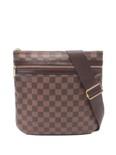 Pre-owned Louis Vuitton Pochette Bosforo Shoulder Bag In Brown