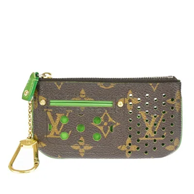 Pre-owned Louis Vuitton Pochette Clés Brown Canvas Clutch Bag ()