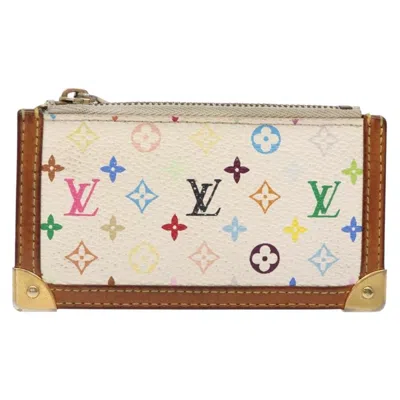 Pre-owned Louis Vuitton Pochette Clés Multicolour Canvas Wallet  ()