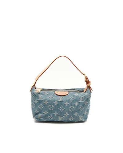 Louis Vuitton Pochette Denim Hills Bag In Blue