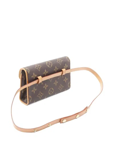 Pre-owned Louis Vuitton Pochette Florentine Body Bag In Brown