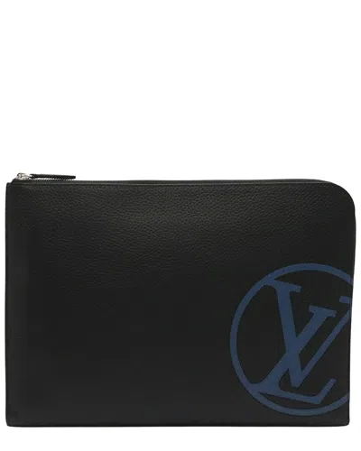Pre-owned Louis Vuitton Pochette Jour Gm Nm Clutch (authentic Pre-loved)