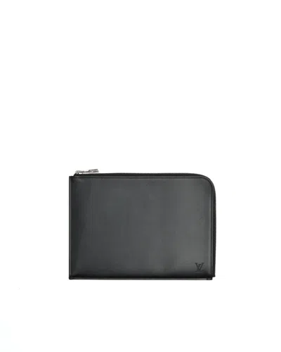 Pre-owned Louis Vuitton Pochette Jour Pm In Black