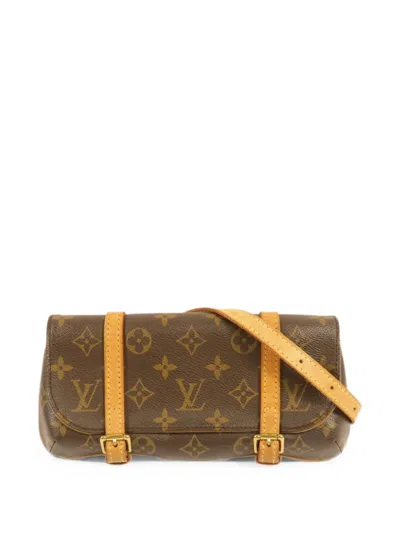 Pre-owned Louis Vuitton Pochette Marelle Monogram Shoulder Bag In Brown