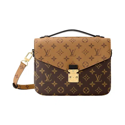 Pre-owned Louis Vuitton Pochette Metis 'brown Monogram Reverse Canvas' | Women's Size Onesize