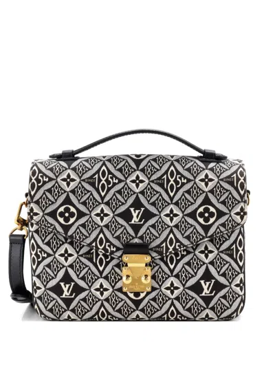 Pre-owned Louis Vuitton Pochette Metis Limited Edition Since 1854 Monogram Jacquard Crossbody Bag In Blue
