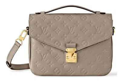 Pre-owned Louis Vuitton Pochette Metis Turtledove