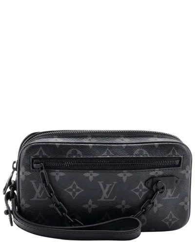 Louis Vuitton Pochette Volga Monogram Eclipse Canvas (authentic Pre-loved)