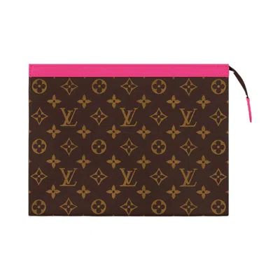 Pre-owned Louis Vuitton Pochette Voyage Mm 'pondichery Pink/brown Monogram Canvas' | Men's Size Onesize