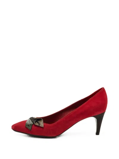 Pre-owned Louis Vuitton Pointed-toe Pumps In Red