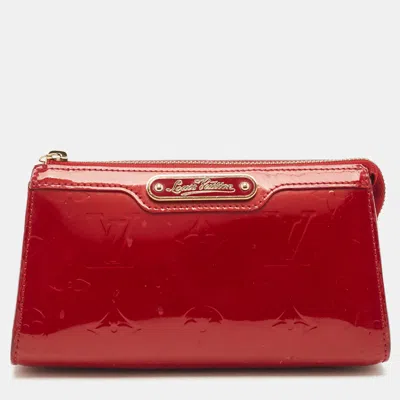 Pre-owned Louis Vuitton Pomme D'amour Monogram Vernis Cosmetic Pouch