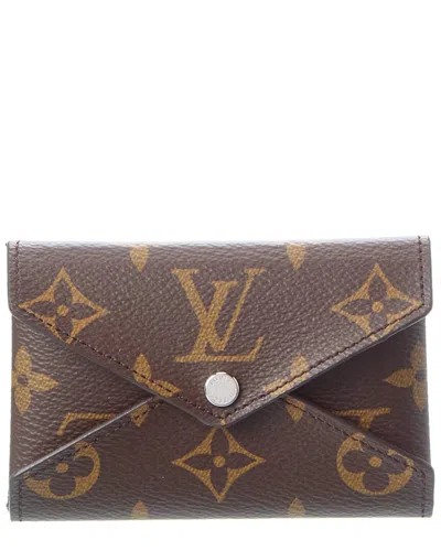 Pre-owned Louis Vuitton Pondichery Pink Monogram Canvas Colormania Card Holder (authentic Pre-loved)