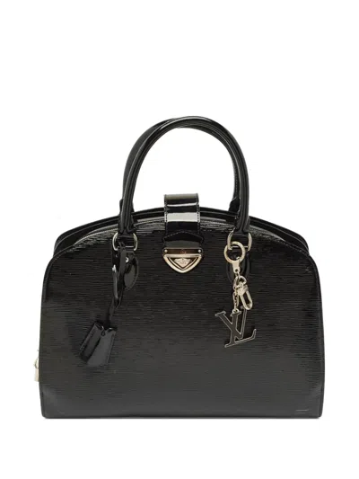 Pre-owned Louis Vuitton Pont Neuf Leather Tote Bag In Black
