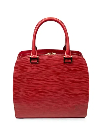 Louis Vuitton Pont-neuf Épi-leather Tote Bag In Red