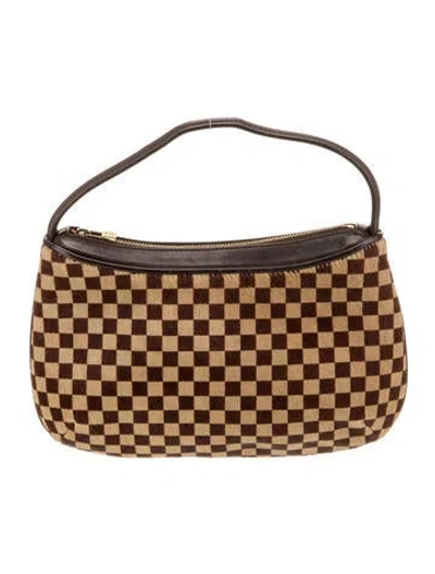 Pre-owned Louis Vuitton Ponyhair Sauvage Impala In Brown