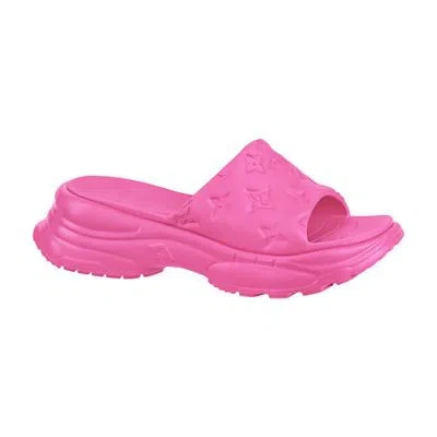 Louis Vuitton Pool 55 Flat Comfort Mule In Pink