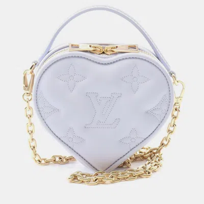 Pre-owned Louis Vuitton Pop My Heart Chain Shoulder Handbag Leather Purple