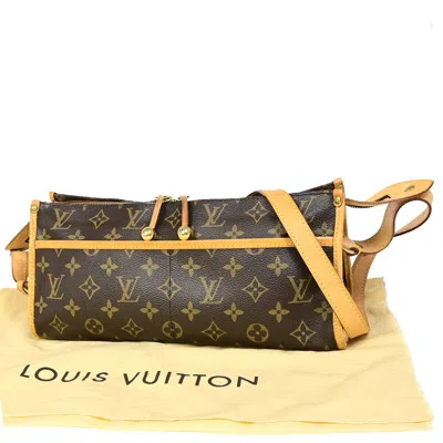 Pre-owned Louis Vuitton Popincourt Brown Canvas Shoulder Bag ()