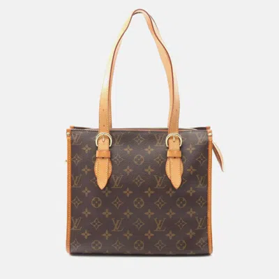 Pre-owned Louis Vuitton Popincourt Haut Shoulder Tote Bag M40007 Monogram Canvas Used Lv In Brown