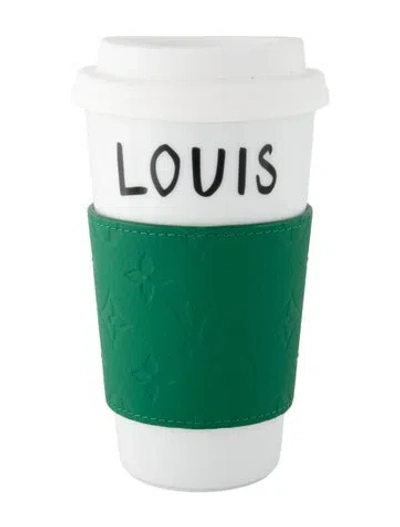Pre-owned Louis Vuitton Porcelain Travel Cup In Multi