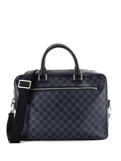 Pre-owned Louis Vuitton Porte-documents Damier Cobalt Business Bag In Blue